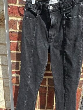 Abercrombie juniors slim fit high rise Black Jeans